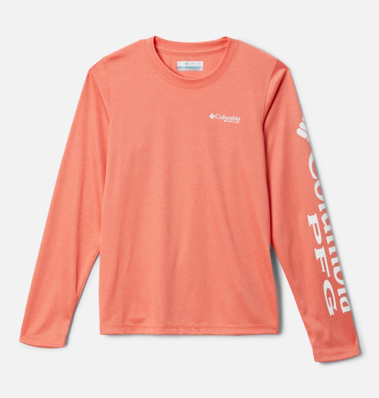 Boys' PFG Terminal Tackle™ Heather Long Sleeve Shirt 1