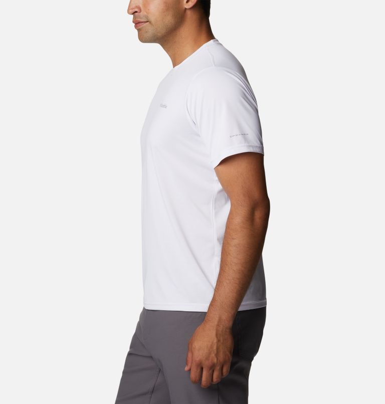 T-shirt col rond à manches courtes Columbia Hike Homme, Color: White, image 3