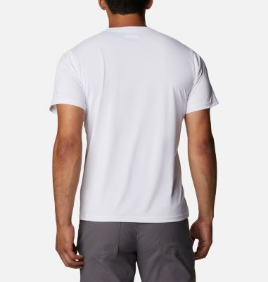 Men's Columbia Hike Technical T-Shirt, Color: White, image 2