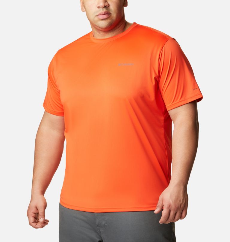 Thumbnail: T-shirt col rond à manches courtes Columbia Hike Homme - Tailles fortes, Color: Red Quartz, image 5