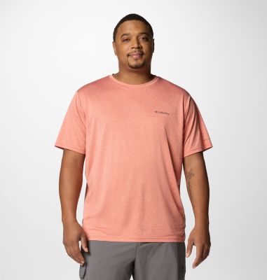 Men’s Columbia Hike Technical T-Shirt - Extended Size, Color: Tuscan Heather, image 1