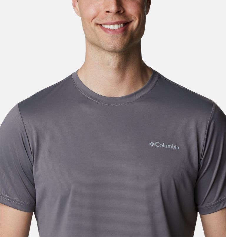 T-shirt col rond à manches courtes Columbia Hike Homme - Grandes tailles, Color: City Grey, image 4