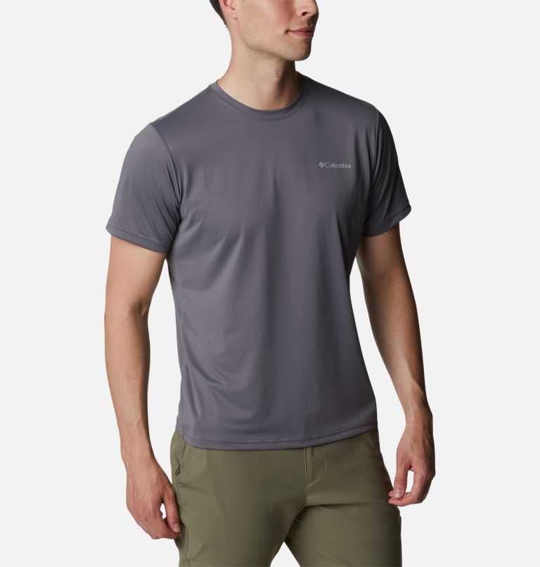 T-shirt col rond à manches courtes Columbia Hike Homme - Grandes tailles, Color: City Grey, image 5