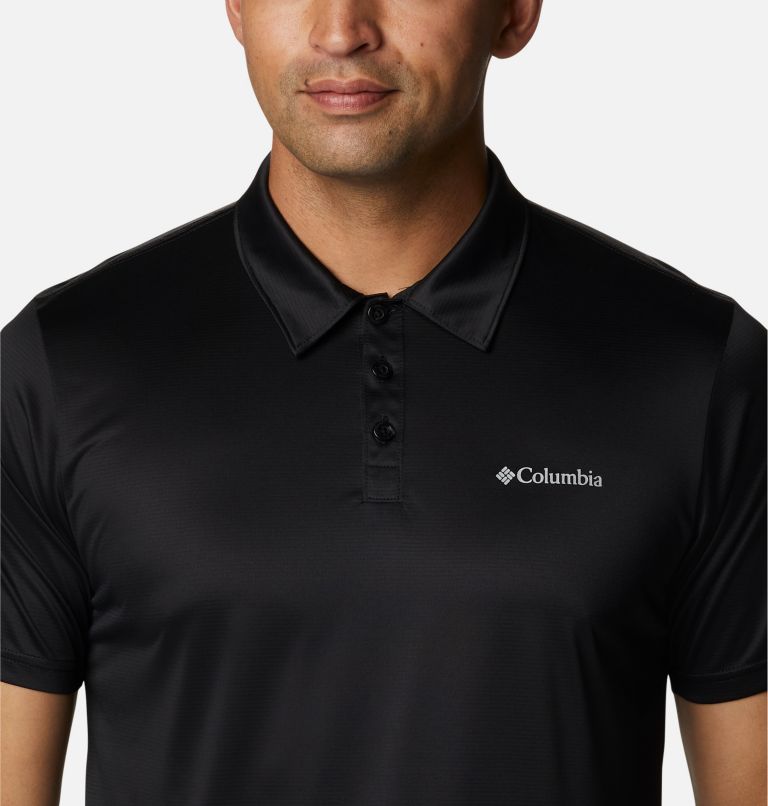 Men's Columbia Hike Technical Polo, Color: Black, image 4