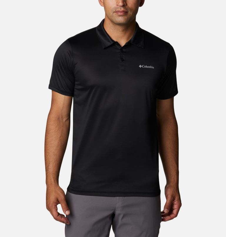 Men's Columbia Hike Technical Polo, Color: Black, image 1