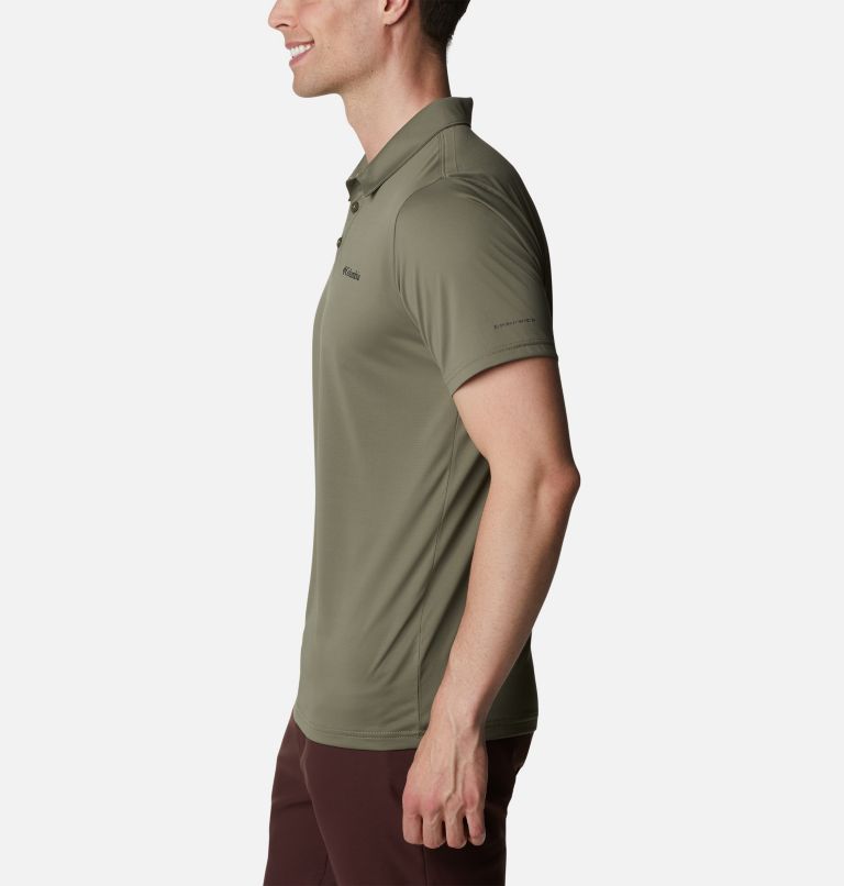 Men's Columbia Hike Technical Polo, Color: Stone Green, image 3