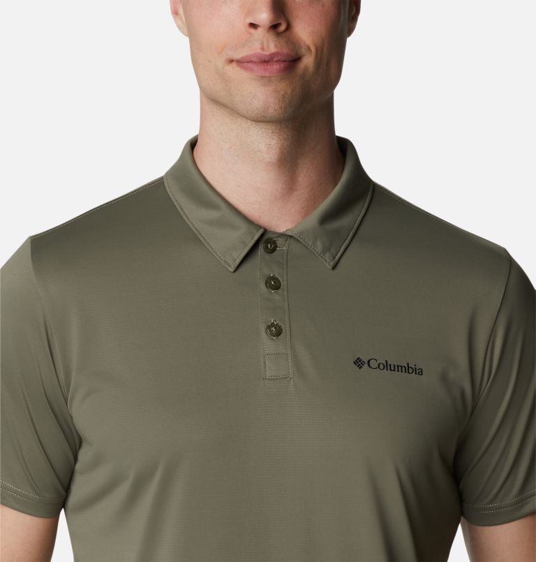 Men's Columbia Hike Technical Polo, Color: Stone Green, image 4