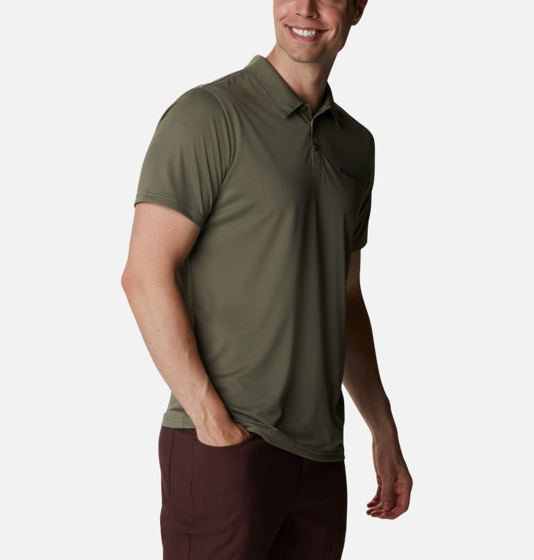 Men's Columbia Hike Technical Polo, Color: Stone Green, image 5