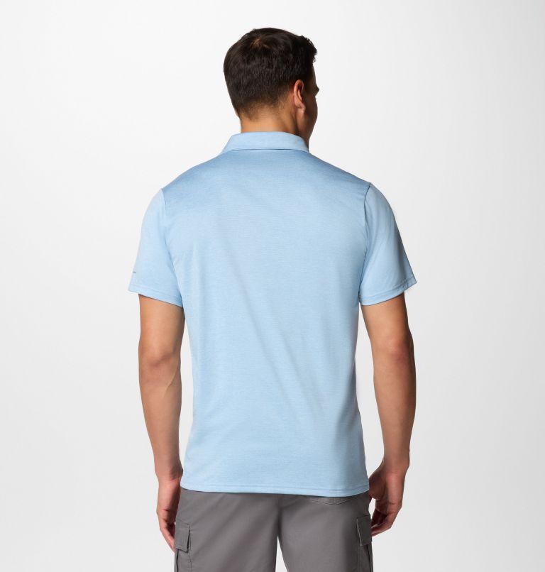 Polo Columbia Hike para hombre, Color: Ripple Blue, image 2