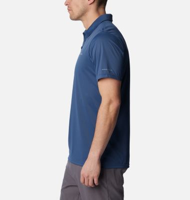 Men's Columbia Hike Technical Polo, Color: Dark Mountain, image 3