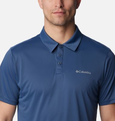 Men's Columbia Hike Technical Polo, Color: Dark Mountain, image 4