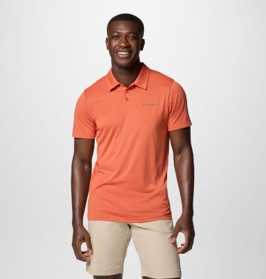 Men's Columbia Hike Technical Polo, Color: Tuscan Heather, image 5