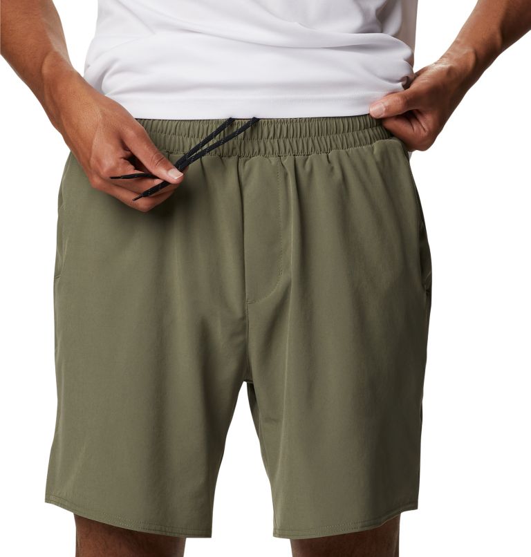 Thumbnail: Men's Columbia Hike Shorts, Color: Stone Green, image 4