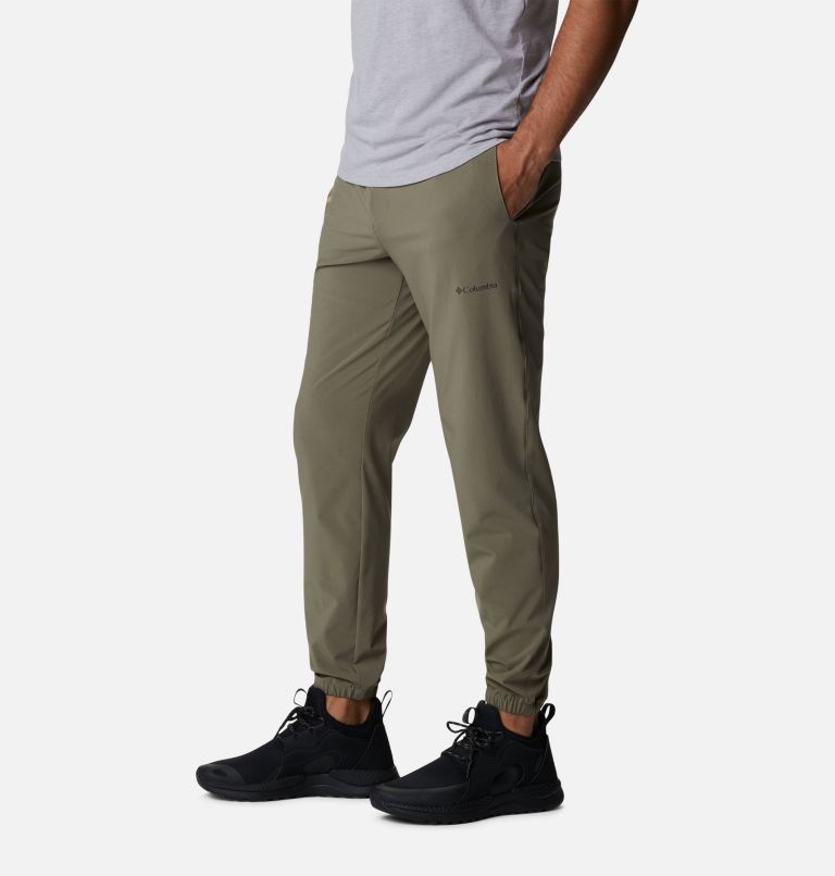 Men's Columbia Hike Joggers, Color: Stone Green