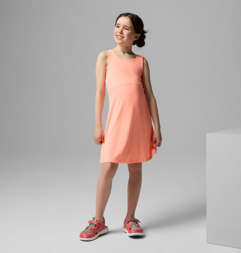 Girls' PFG Freezer Dress II, Color: Tiki Pink, image 6