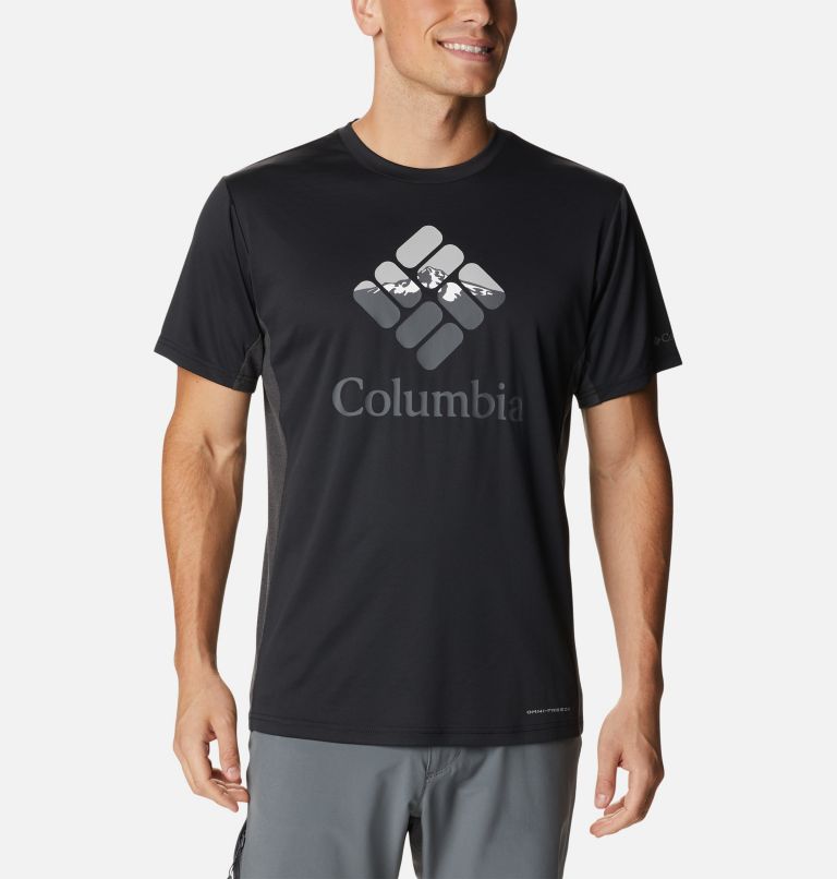 Men's Zero Ice Cirro-Cool Graphic T-Shirt, Color: Black, Hood Nightscape Graphic, image 1