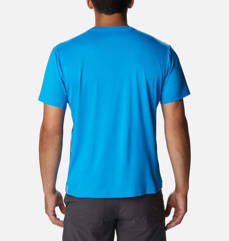 Thumbnail: Men’s Zero Ice Cirro-Cool Technical T-Shirt, Color: Compass Blue, Hood Nightscape Graphic, image 2