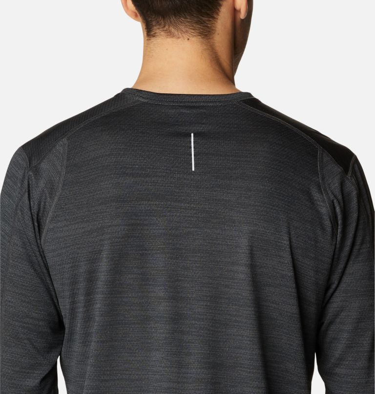 Men's Alpine Chill Zero Long Sleeve Shirt, Color: Black Heather