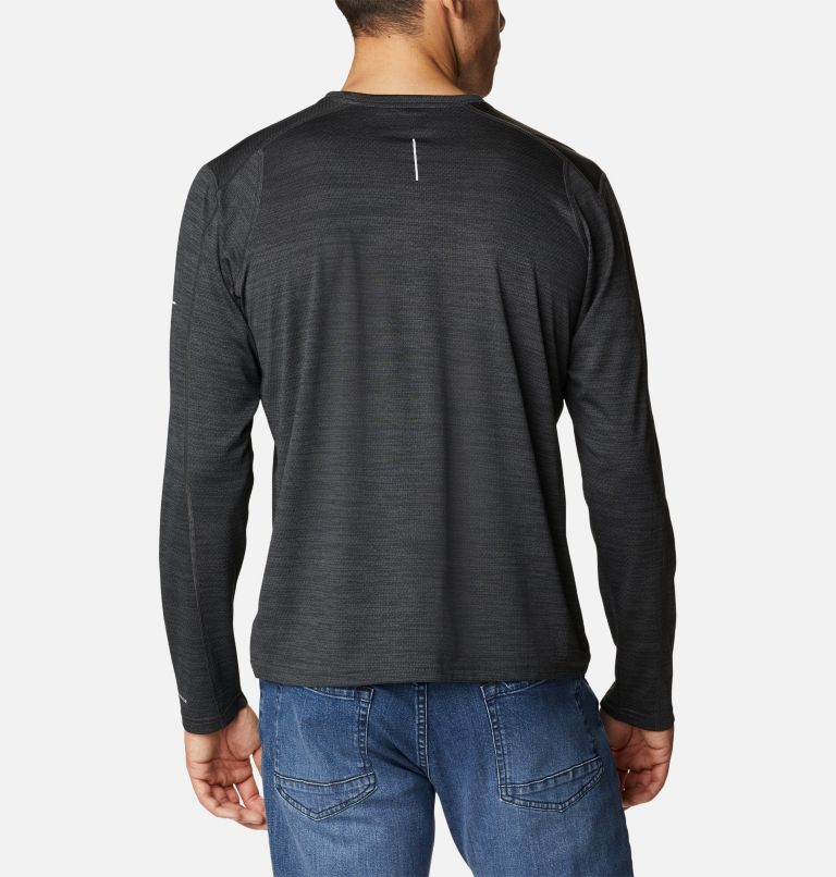 Men's Alpine Chill Zero Long Sleeve Shirt, Color: Black Heather