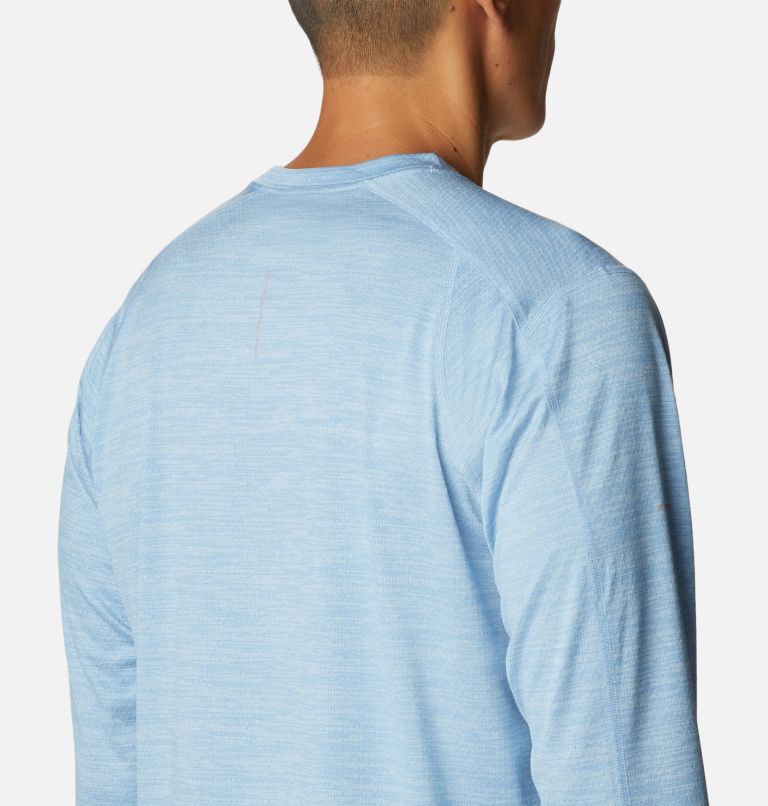 Men's Alpine Chill Zero Long Sleeve Shirt, Color: Jet Stream Heather, image 5