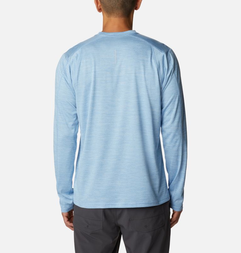 Men's Alpine Chill Zero Long Sleeve Shirt, Color: Jet Stream Heather, image 2