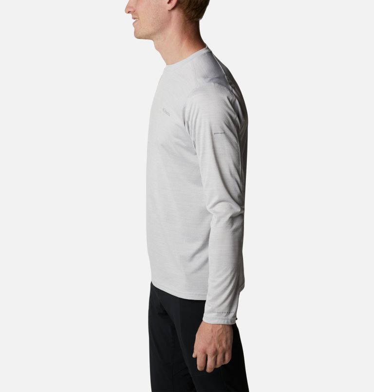 Men’s Alpine Chill Zero Technical Long Sleeve T-Shirt, Color: White Heather, image 3