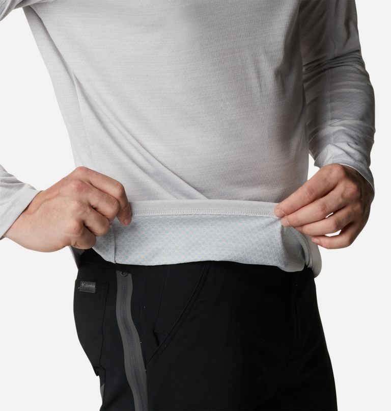 Men’s Alpine Chill Zero Technical Long Sleeve T-Shirt, Color: White Heather, image 6