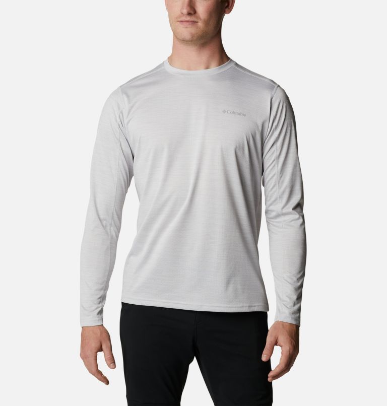 Men’s Alpine Chill Zero Technical Long Sleeve T-Shirt, Color: White Heather, image 1