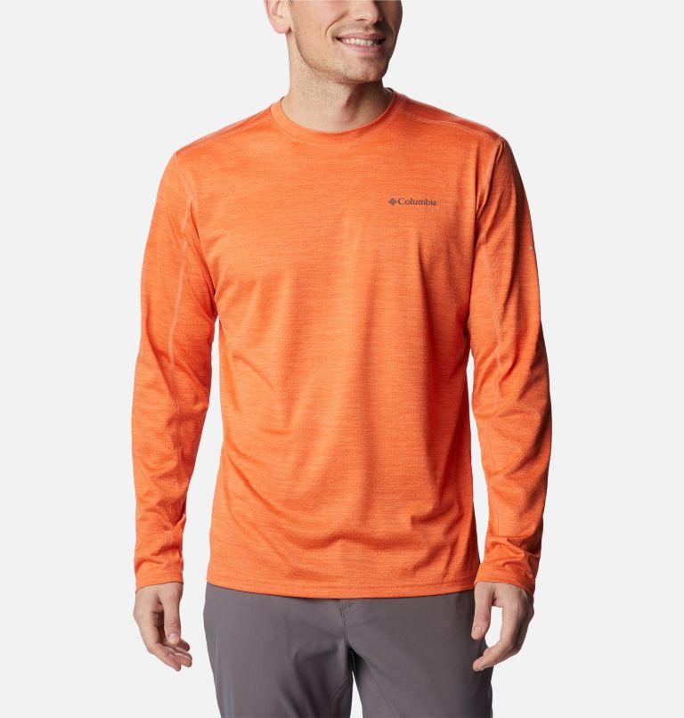 Mens Patagonia Orange Long Sleeve Moisture Wicking Shirt Medium