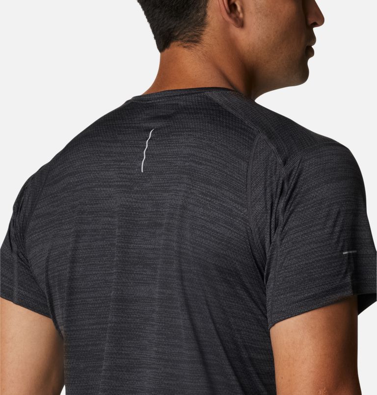 Thumbnail: T-shirt col rond à manches courtes Alpine Chill Zero Homme, Color: Black Heather, image 5