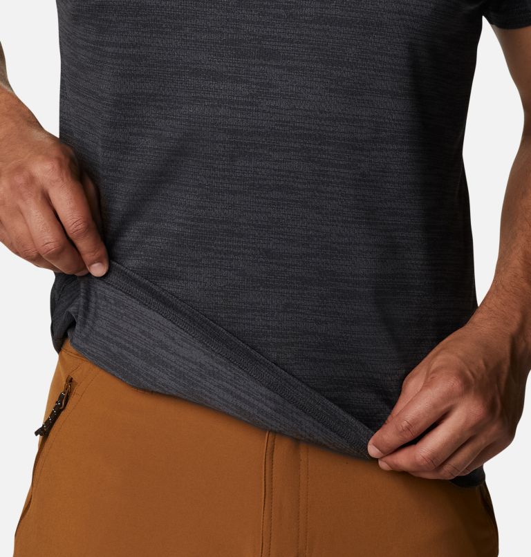 Thumbnail: T-shirt col rond à manches courtes Alpine Chill Zero Homme, Color: Black Heather, image 6