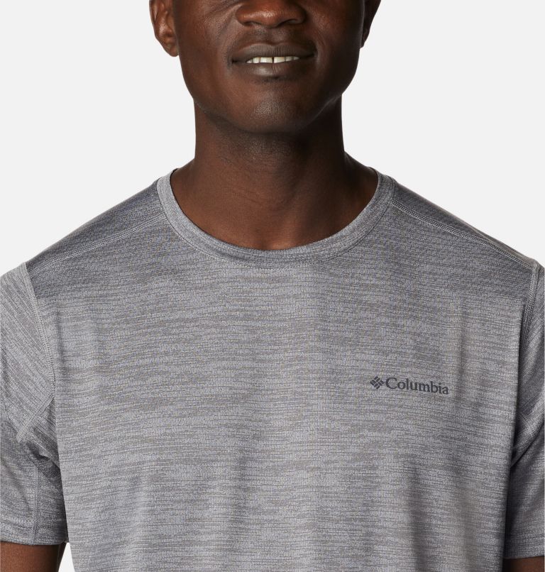 Thumbnail: T-shirt col rond à manches courtes Alpine Chill Zero Homme, Color: Columbia Grey Heather, image 4