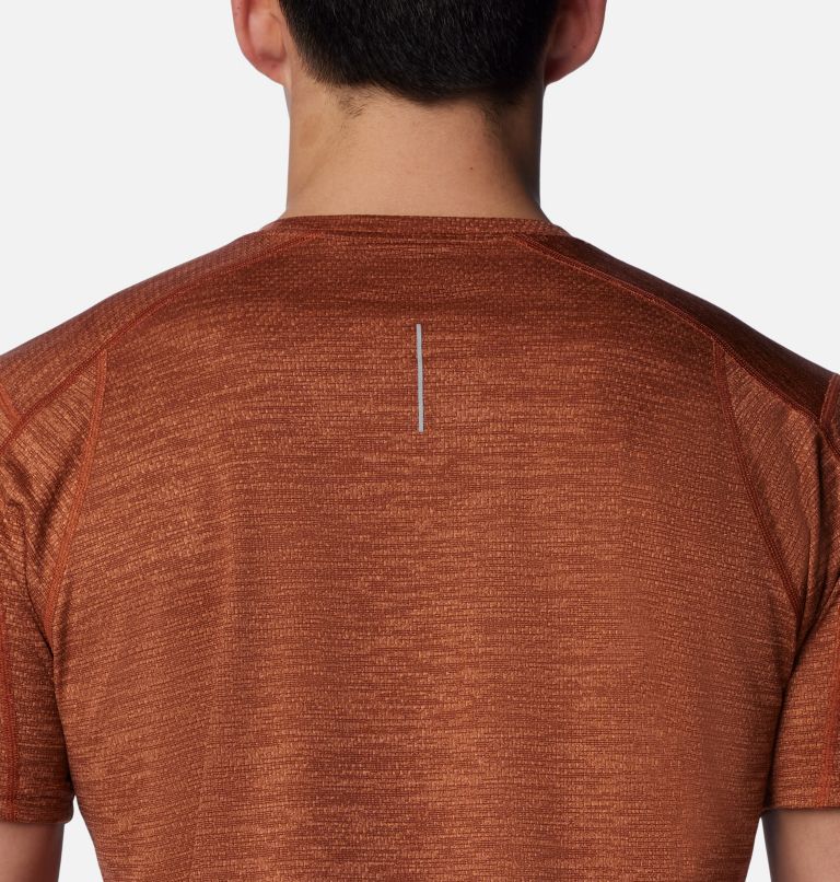 T-shirt col rond à manches courtes Alpine Chill Zero Homme, Color: Auburn Heather, image 5