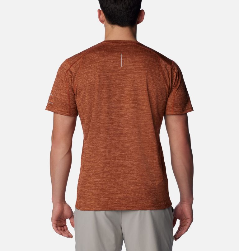 T-shirt col rond à manches courtes Alpine Chill Zero Homme, Color: Auburn Heather, image 2
