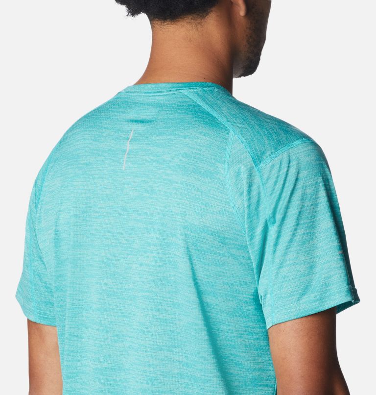 T-shirt col rond à manches courtes Alpine Chill Zero Homme, Color: Bright Aqua Heather, image 5