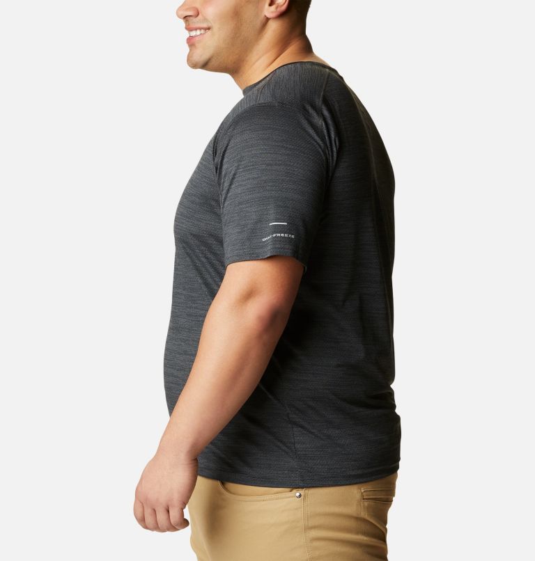 Men's Alpine Chill Zero Short Sleeve Crew Shirt - Big, Color: Black Heather, image 3