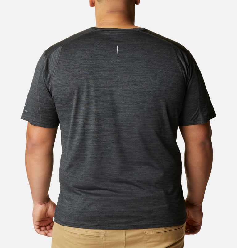 Men's Alpine Chill Zero Short Sleeve Crew Shirt - Big, Color: Black Heather, image 2