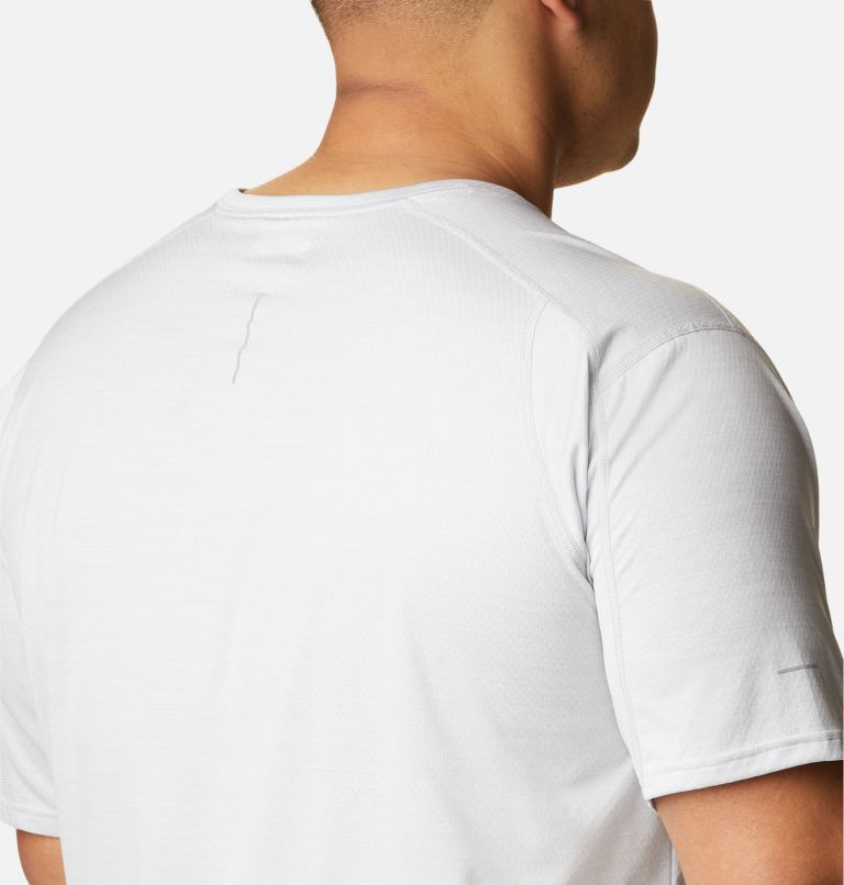 Men's Alpine Chill Zero Short Sleeve Crew Shirt - Big, Color: White Heather, image 5