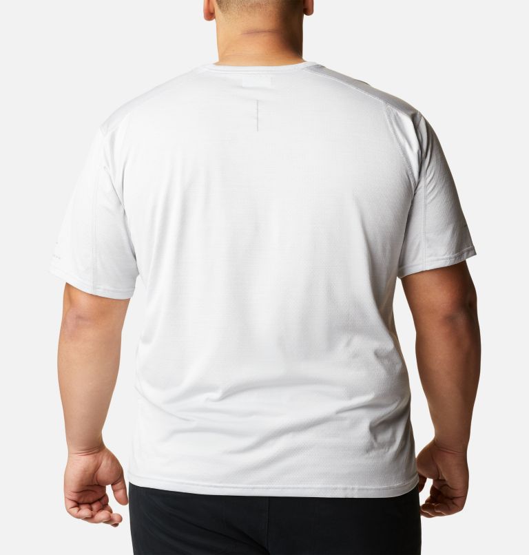 Men's Alpine Chill Zero Short Sleeve Crew Shirt - Big, Color: White Heather, image 2