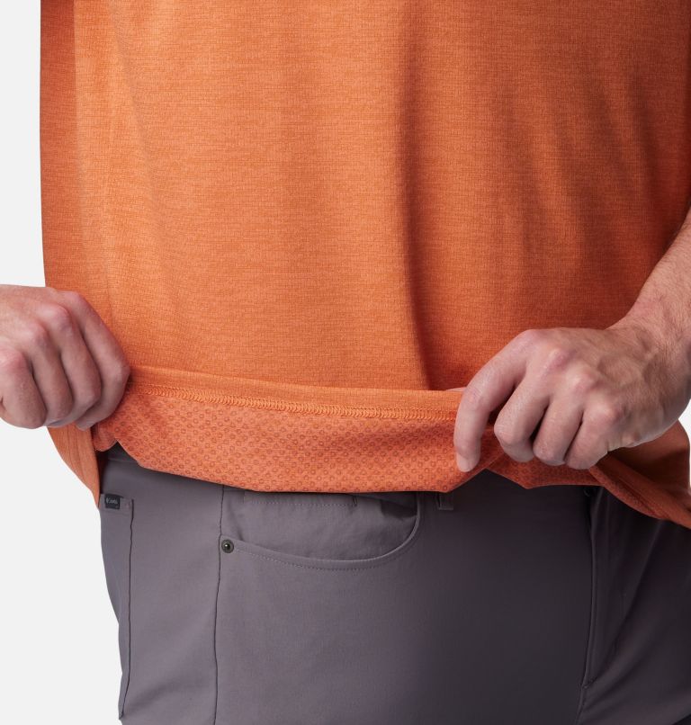 Men's Alpine Chill Zero Short Sleeve Crew Shirt - Big, Color: Desert Orange Heather, image 6