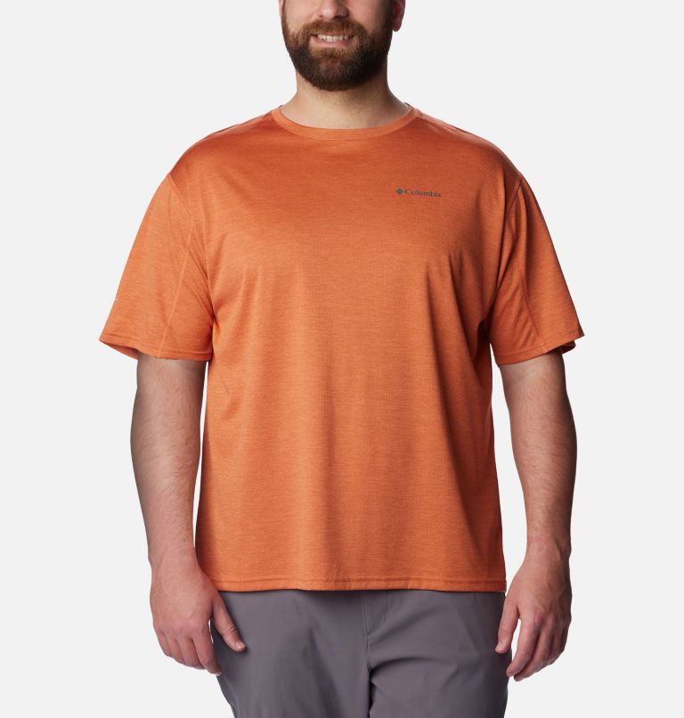 Men's Alpine Chill Zero Short Sleeve Crew Shirt - Big, Color: Desert Orange Heather, image 1