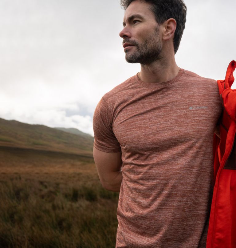 Men’s Alpine Chill Zero Technical T-Shirt, Color: Auburn Heather, image 9