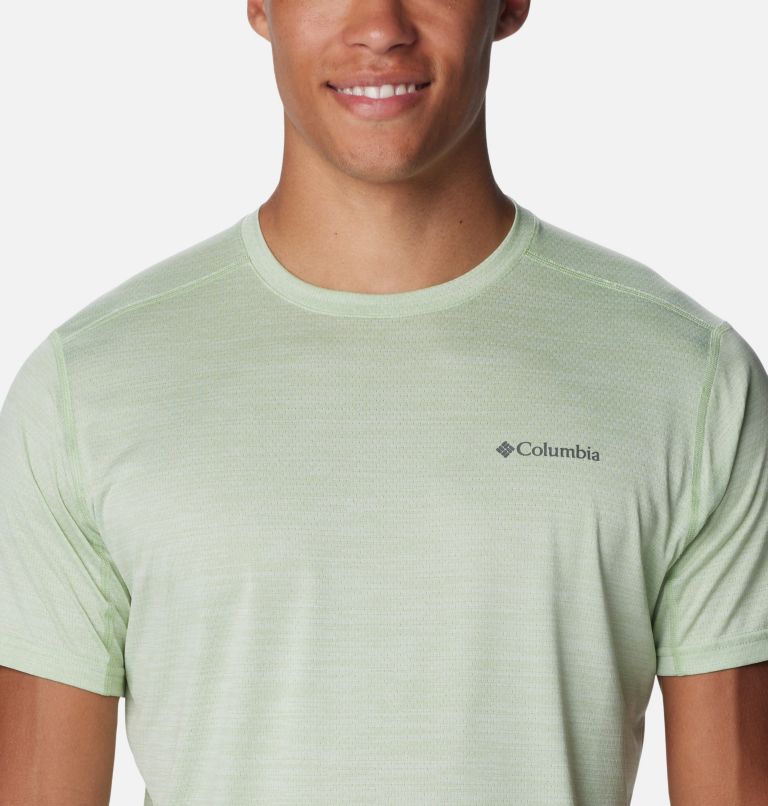 Men’s Alpine Chill Zero Technical T-Shirt, Color: Sage Leaf Heather, image 4