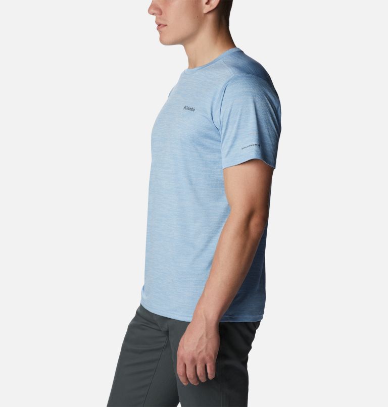 Alpine Chill Zero Short Sleeve Crew | 430 | XL, Color: Jet Stream Heather, image 3