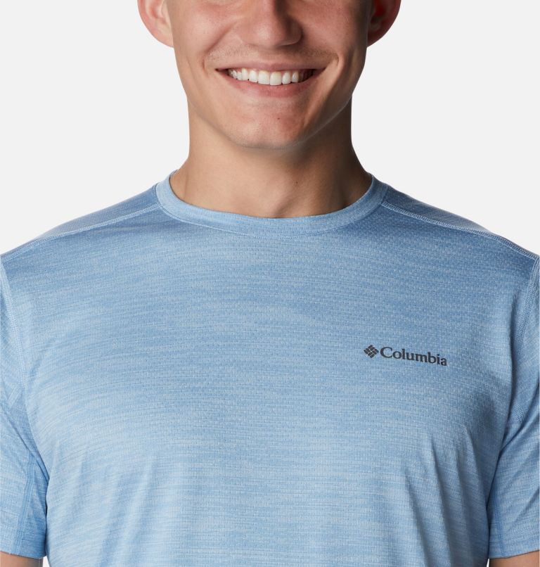 Alpine Chill Zero Short Sleeve Crew | 430 | XL, Color: Jet Stream Heather, image 4