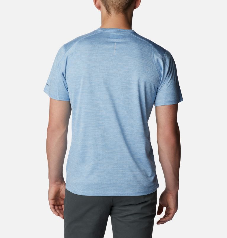 Alpine Chill Zero Short Sleeve Crew | 430 | XL, Color: Jet Stream Heather, image 2
