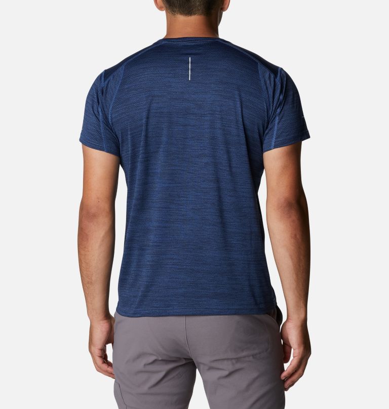 Men’s Alpine Chill Zero Technical T-Shirt, Color: Collegiate Navy Heather, image 2