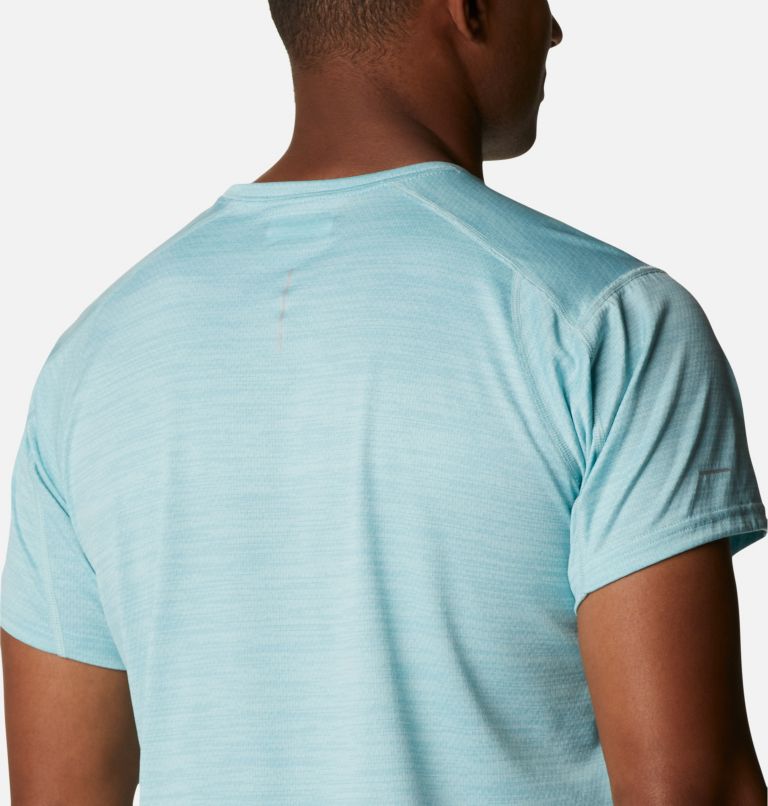 T-shirt imprimé à manches courtes Alpine Chill Zero Homme - Grandes tailles, Color: Icy Morn Heather, Ridgescape Graphic, image 5