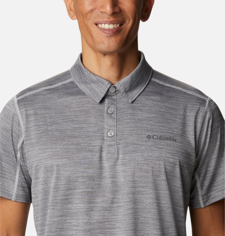 Polo Alpine Chill Zero pour homme, Color: Columbia Grey Heather, image 4