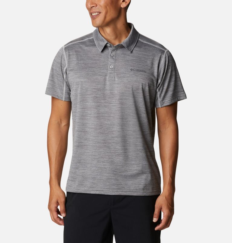 Polo Alpine Chill Zero pour homme, Color: Columbia Grey Heather, image 1